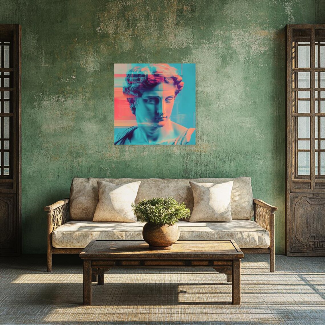 Modern Classical Sculpture-Inspired Art Print - Image 3