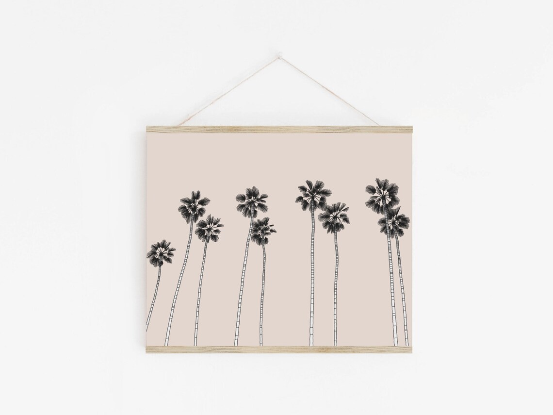 Palm Tree Minimalist Tropical Travel Poster - Image 2