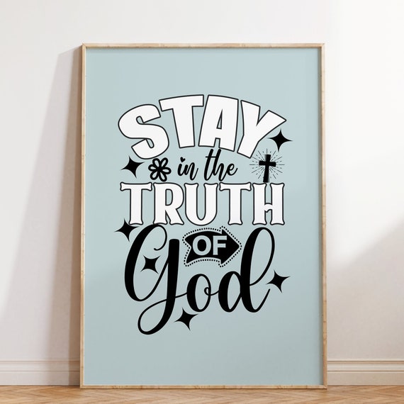 Retro Christian Wall Art Christian Poster God Bible Verse Scripture Art Wall Decor Art Gift For Christian