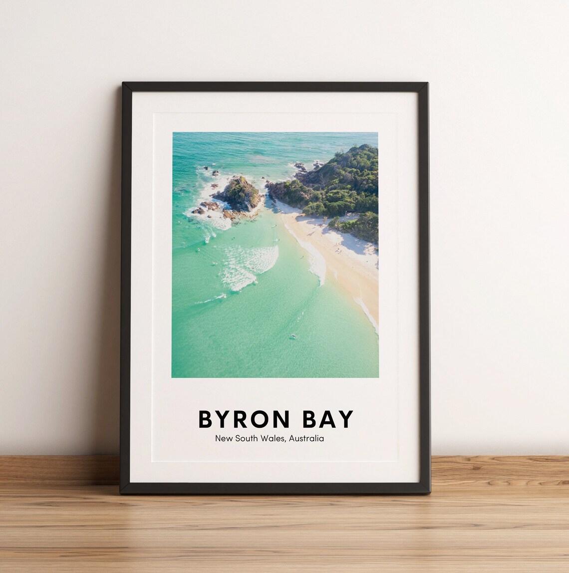 Byron Bay New South Wales Australia Aerial Beach Coast Poster