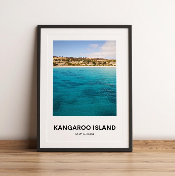 Kangaroo Island Print Australia Wall Art Australia Poster Ocean Photo South Australia Kangaroo Island