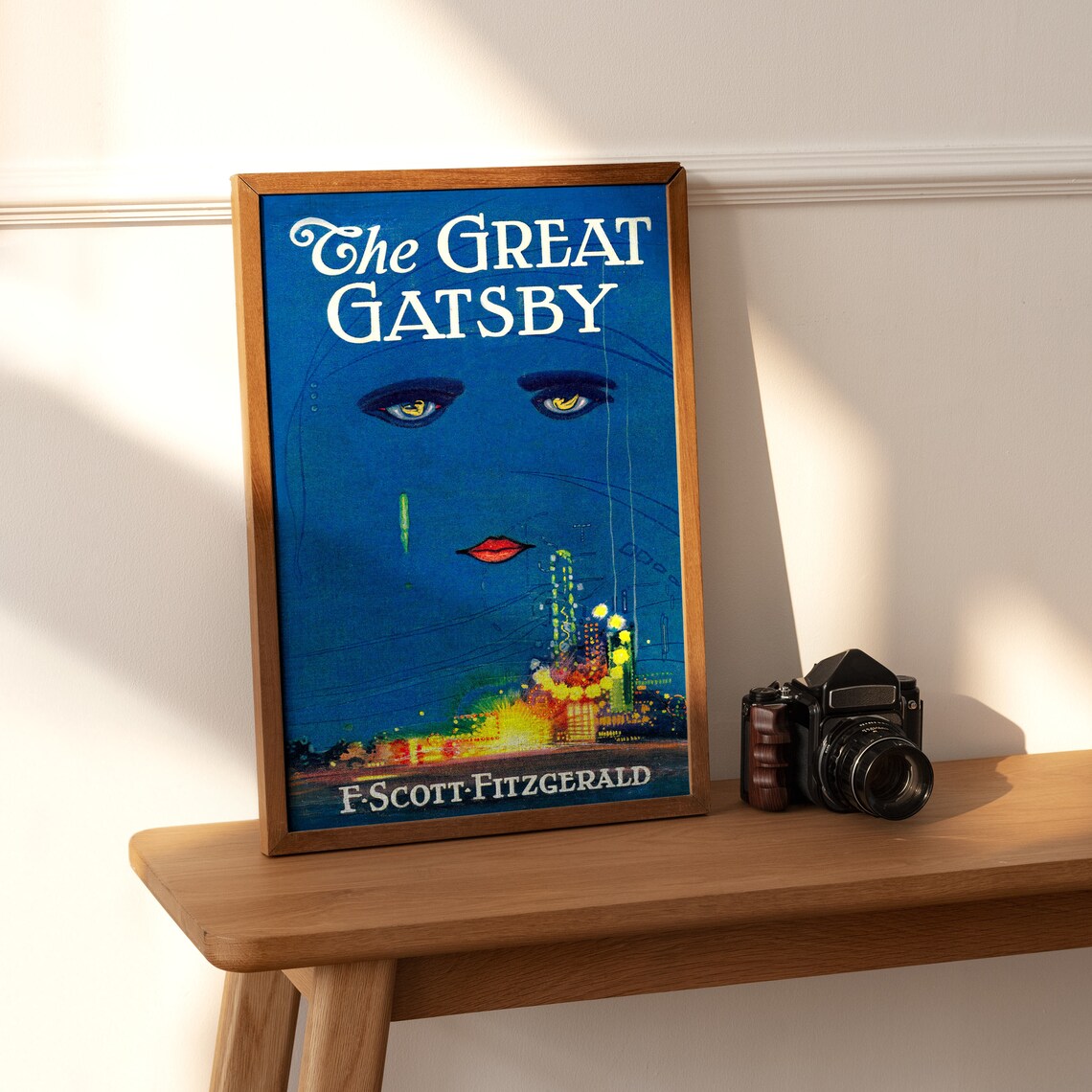 The Great Gatsby First Edition Dust Jacket Cover Jazz Age Art Deco Print - Image 3
