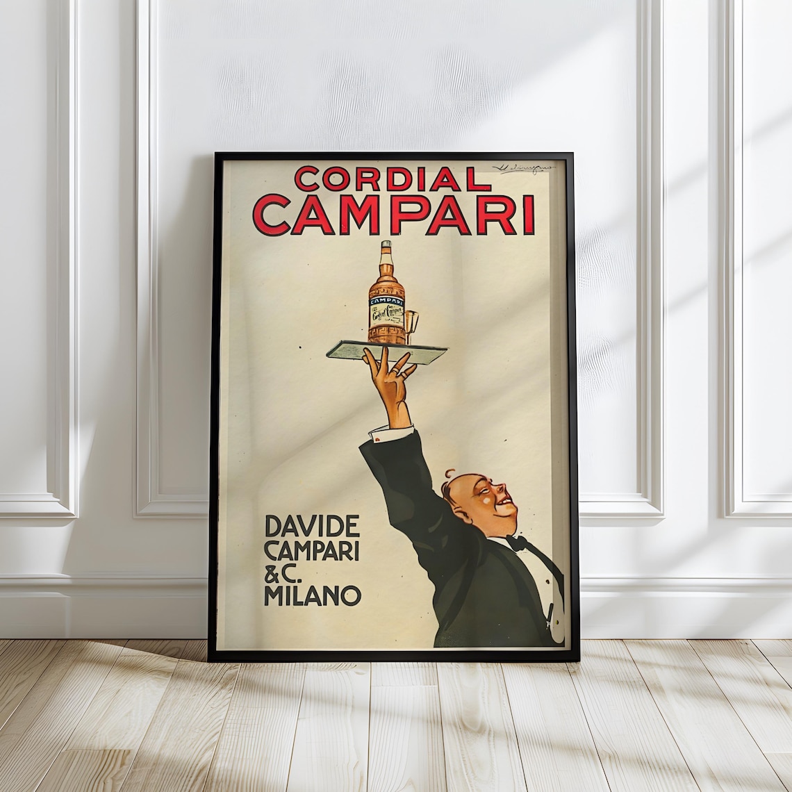 Cordial Campari Vintage Italian Bar Art Print