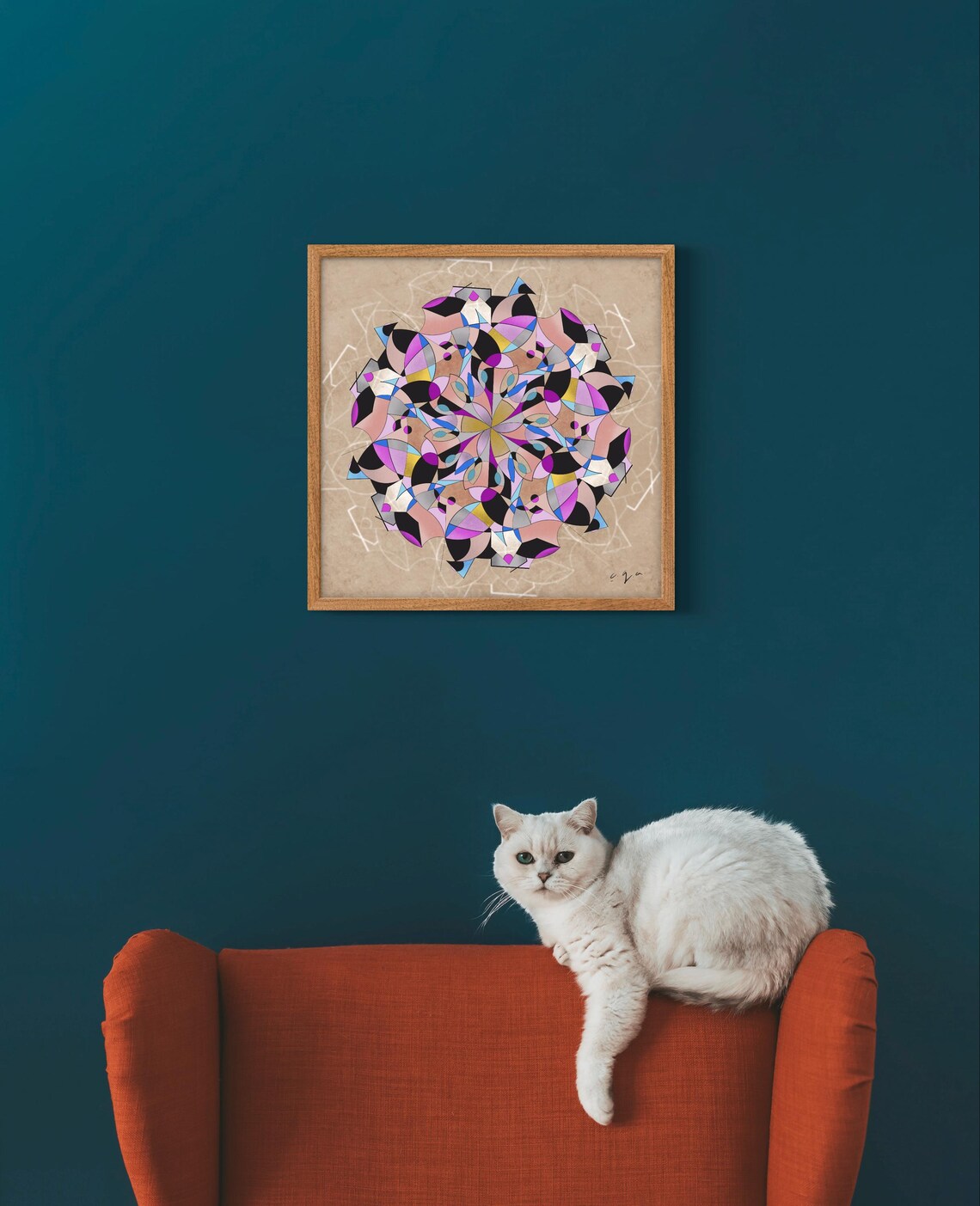 Mandala Meditation Yoga Geometric Pattern Design - Image 3