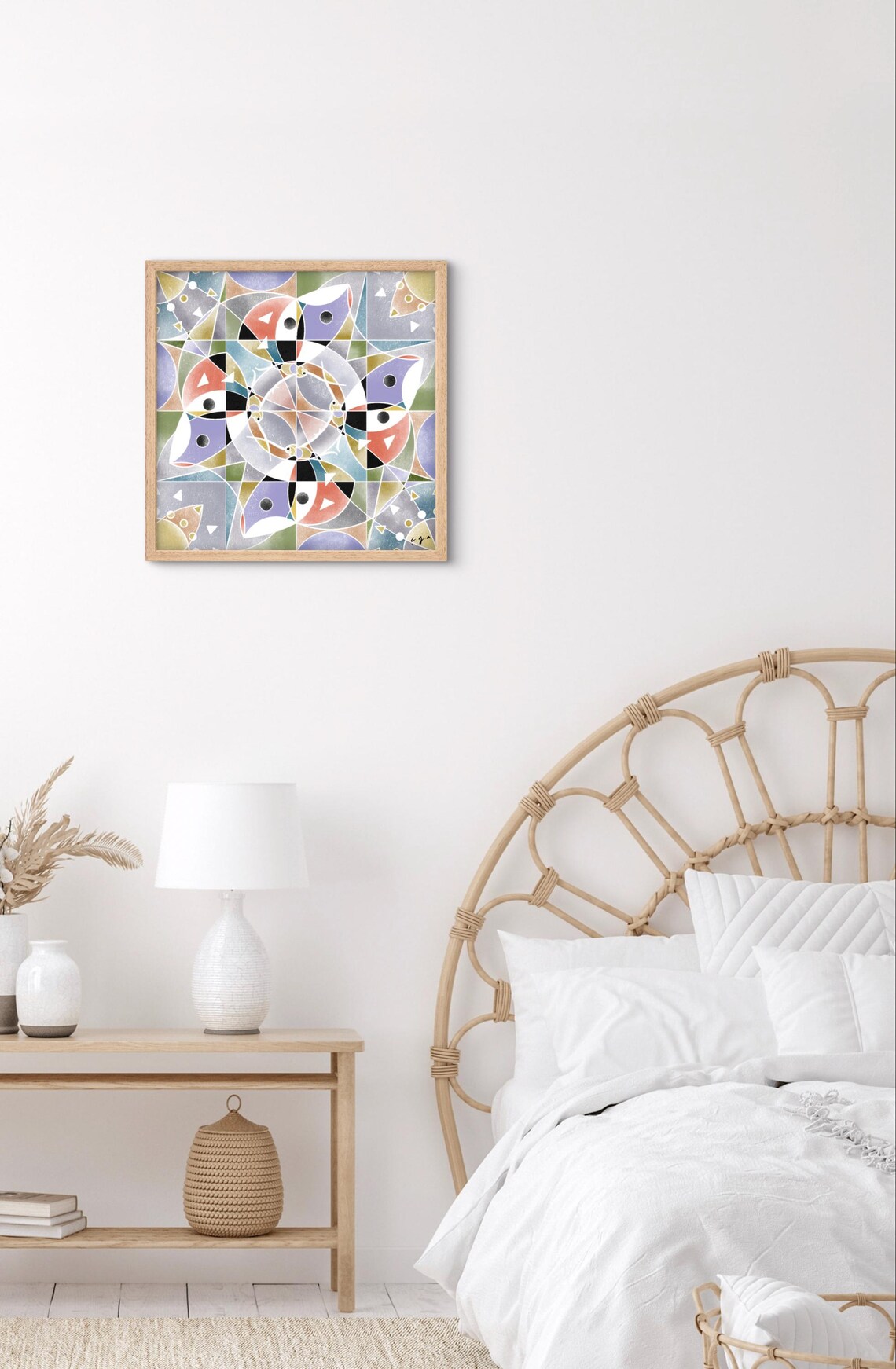 Kaleidoscope Butterfly Geometric Pattern Design - Image 2