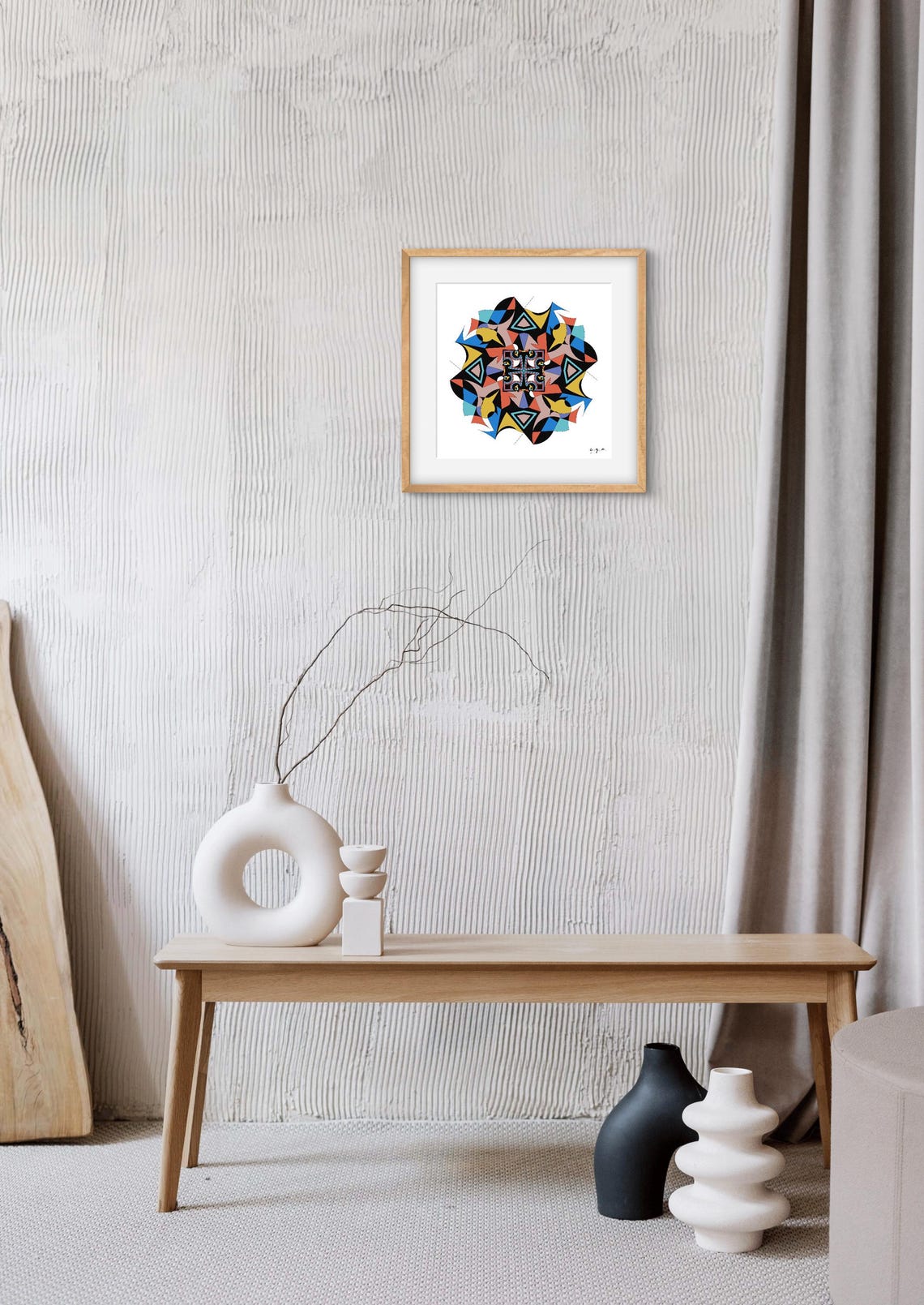 Mandala Meditation Yoga Geometric Pattern Design - Image 2