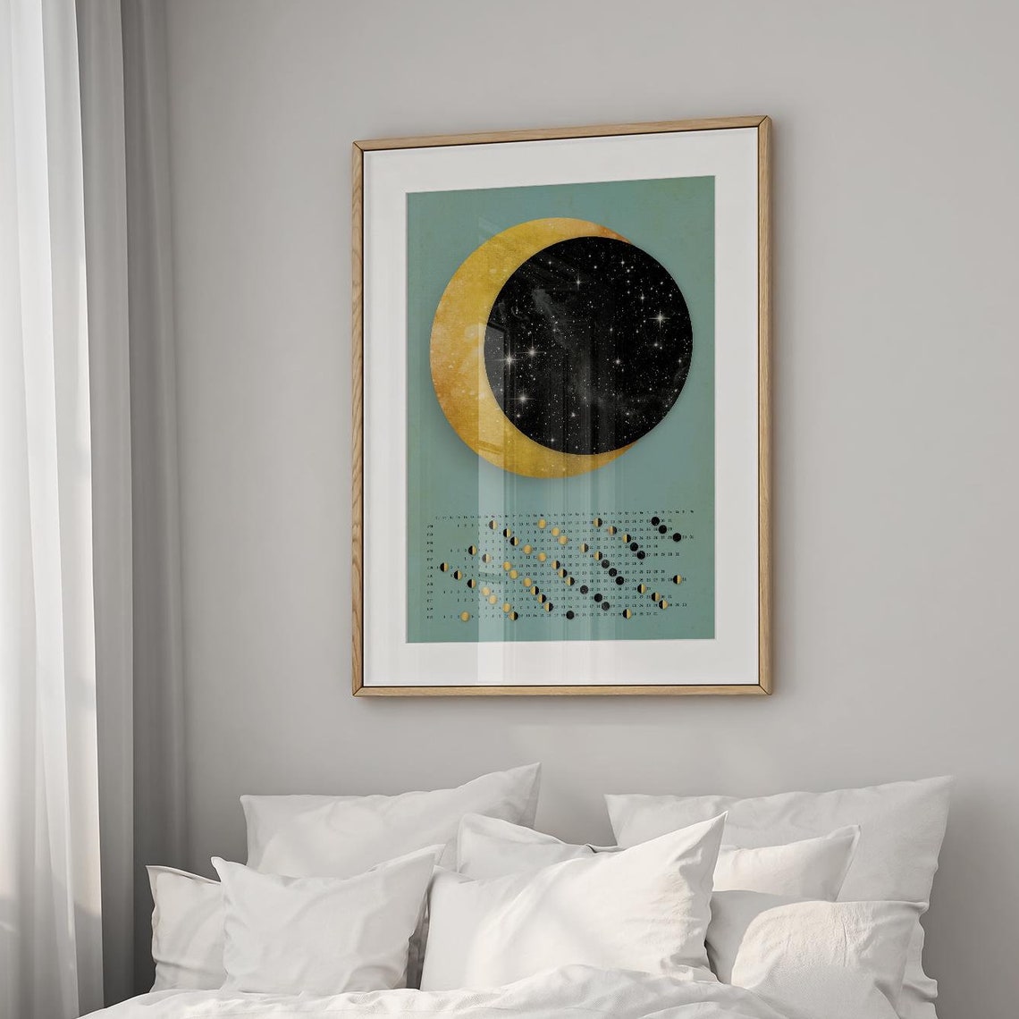 2025 Moon Phases Calendar Customized Moon Cycle Calendar - Image 4