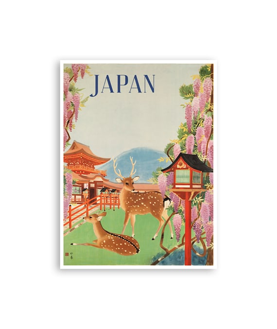 Japan Travel Poster, Japanese Art Print