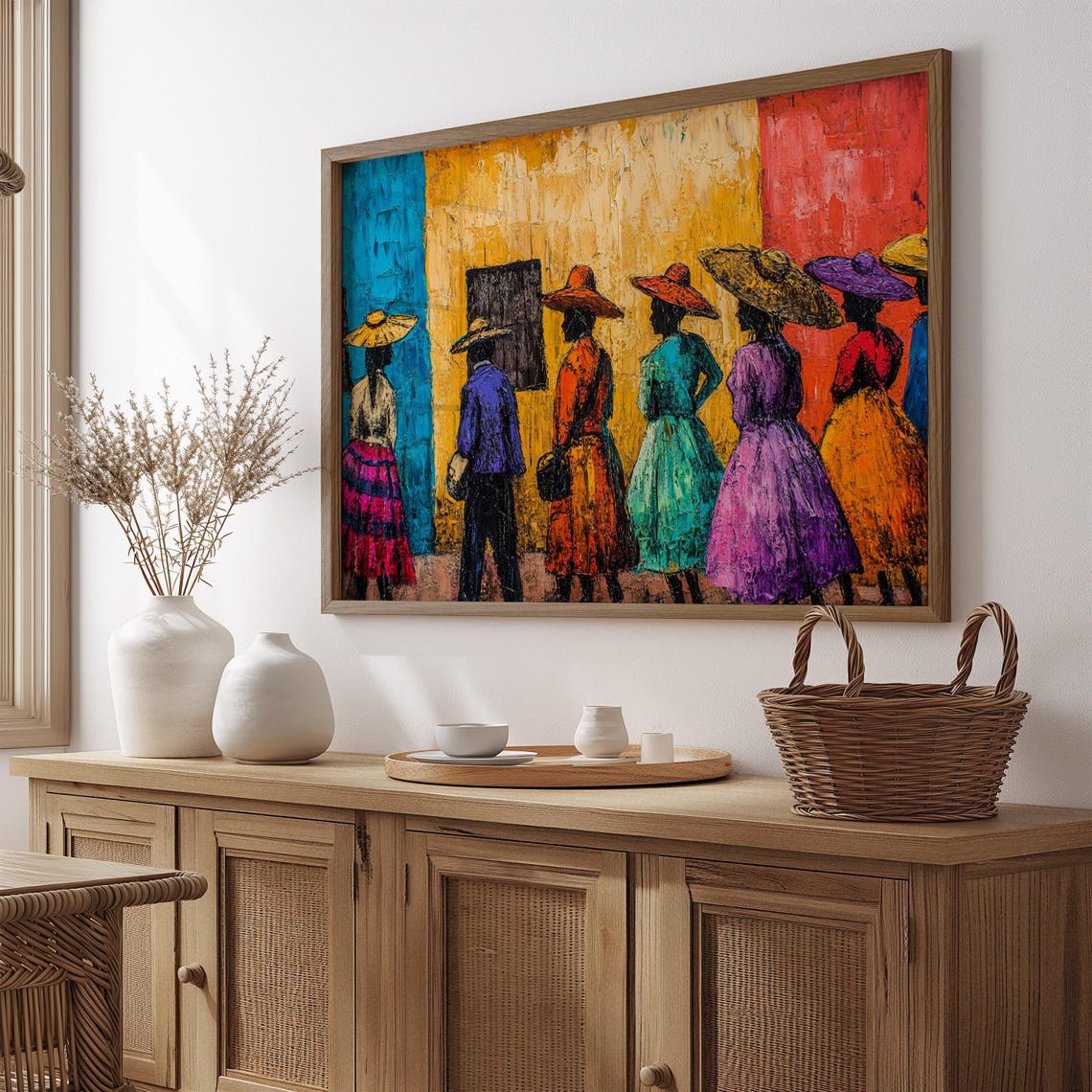 Mexican Wall Art Print, Gift For Her