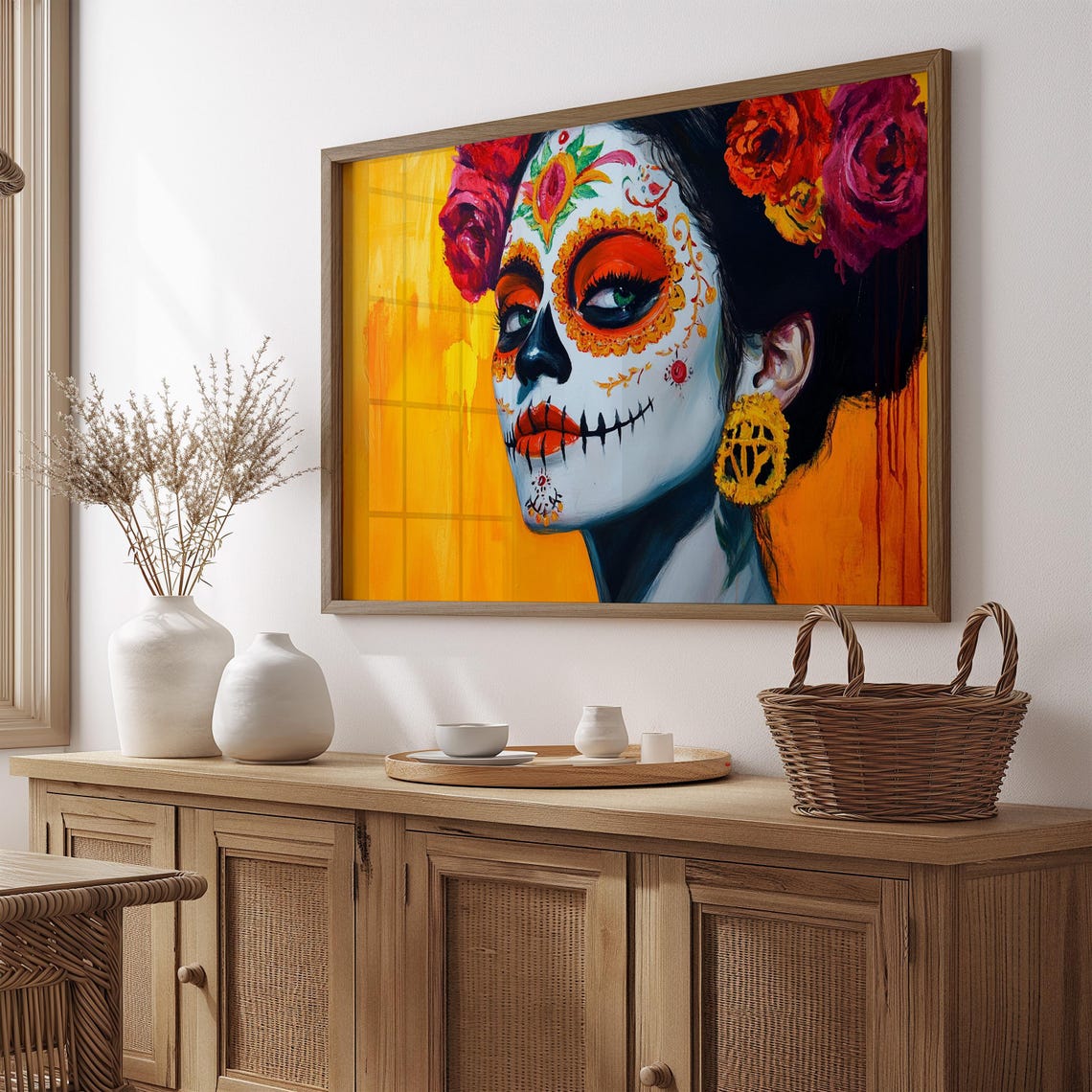 Mexican Wall Art Print, Gift For Her