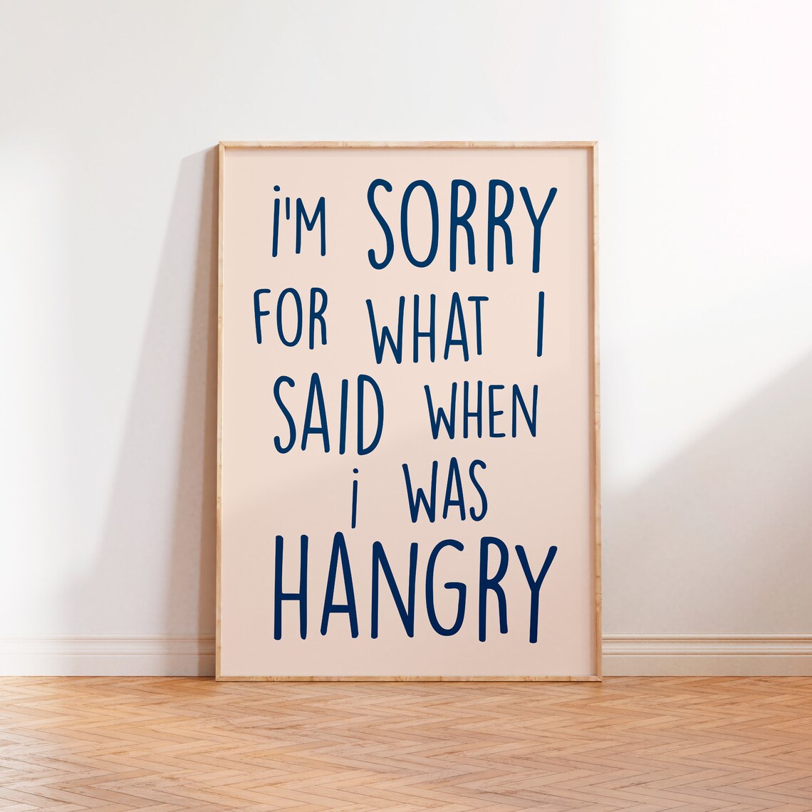 I'm Sorry for What I Said, Hangry Kitchen Poster - Image 2