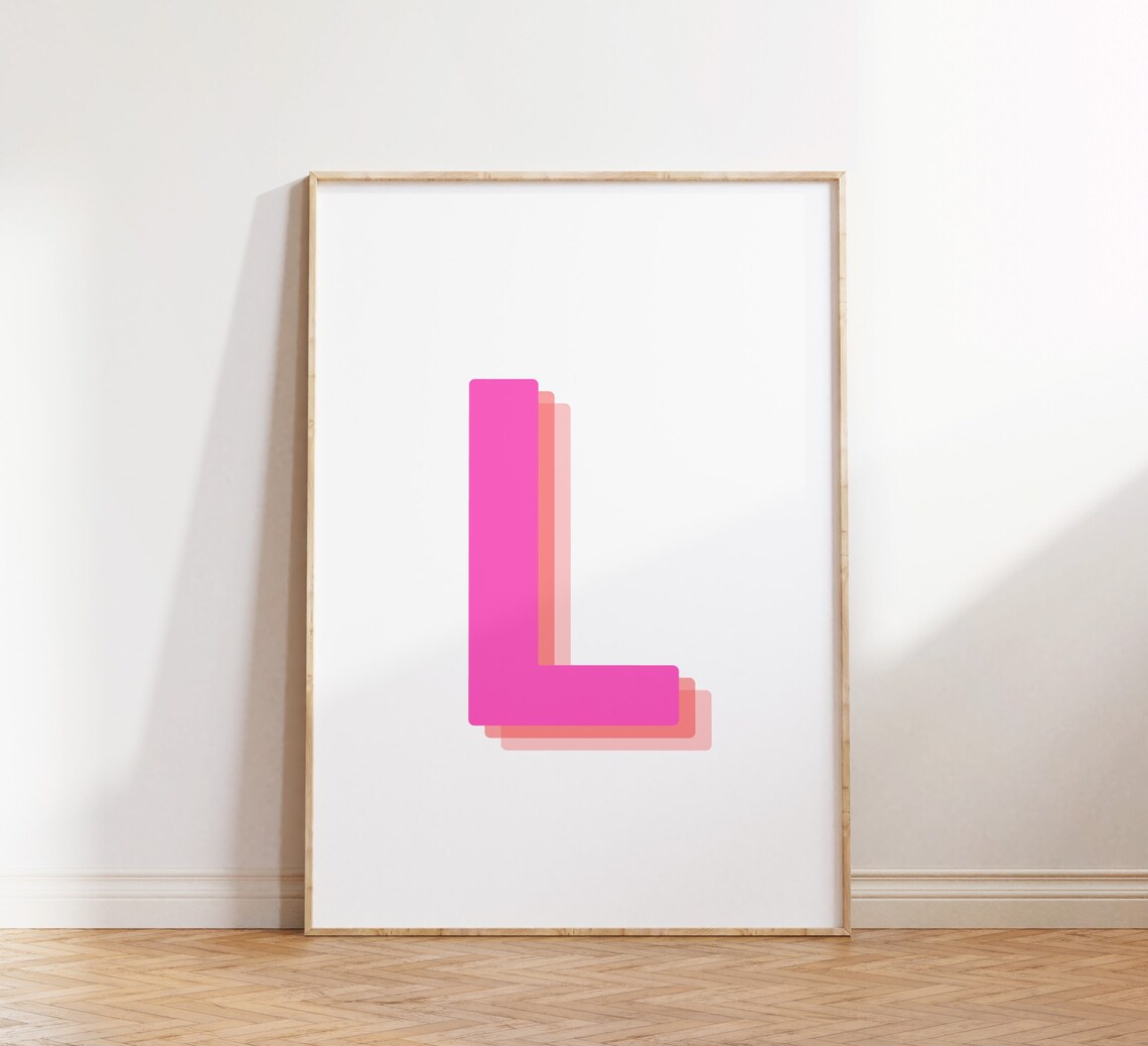 Retro 3D Alphabet Bundle, Monogram Letter - Image 3