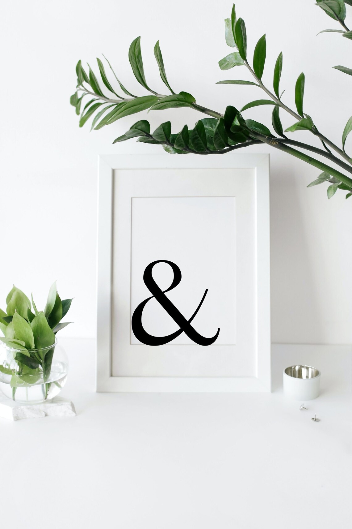 Letter Print, Minimalist Monogram Alphabet Art - Image 2
