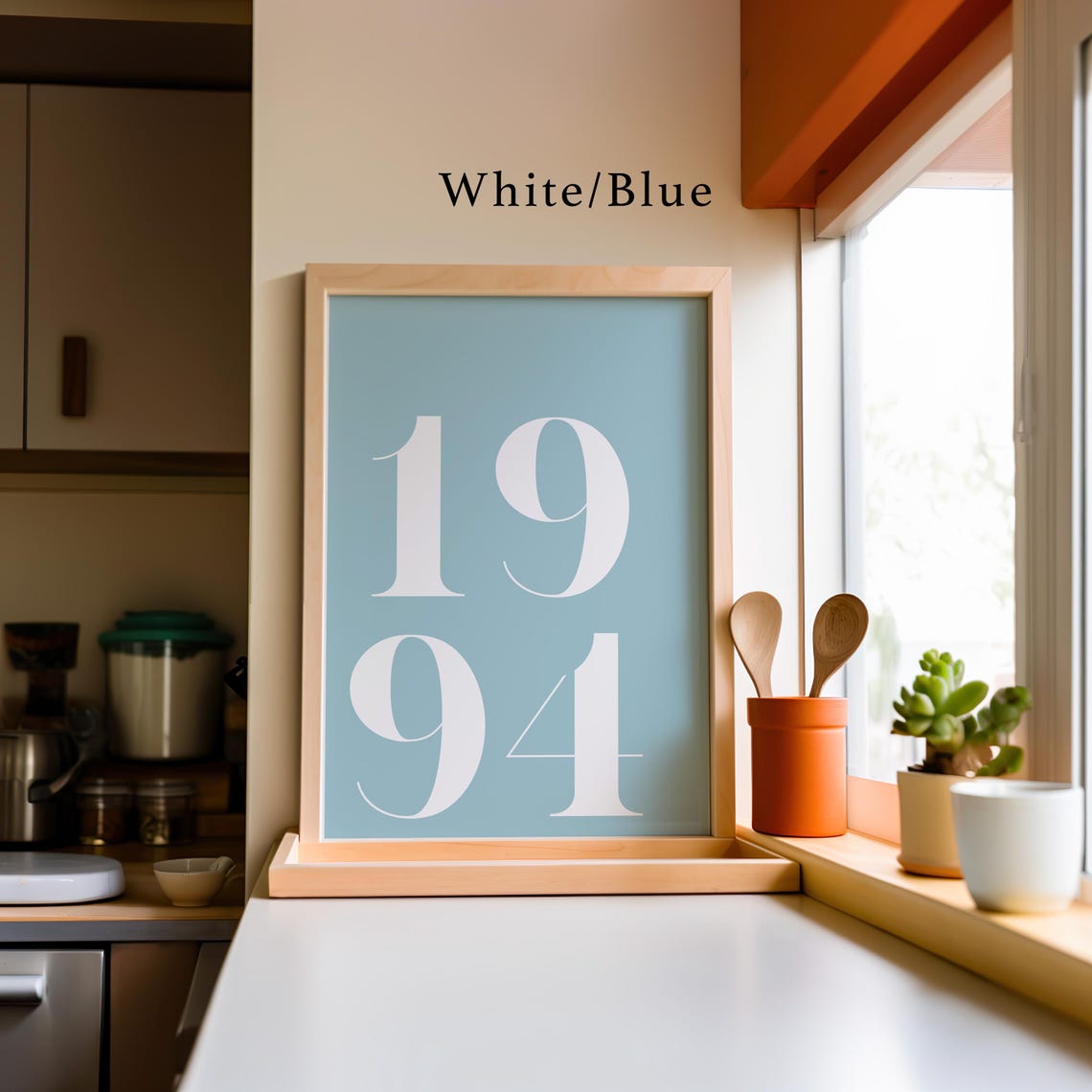 Retro Custom Birth Year Poster Print, Boho Gift - Image 4