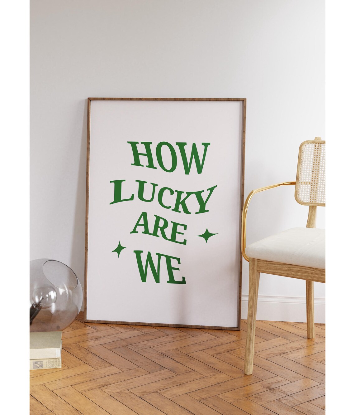 How Lucky Are We, Inspirational Bedroom Decor - Image 3
