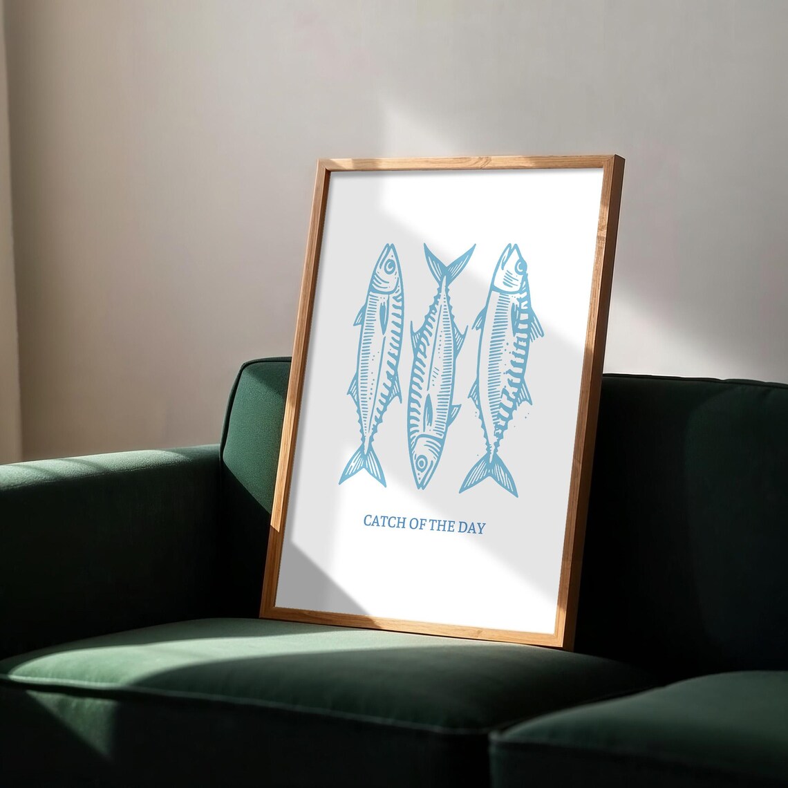 Catch Of The Day Sardines, Coastal Poster Print - Image 2