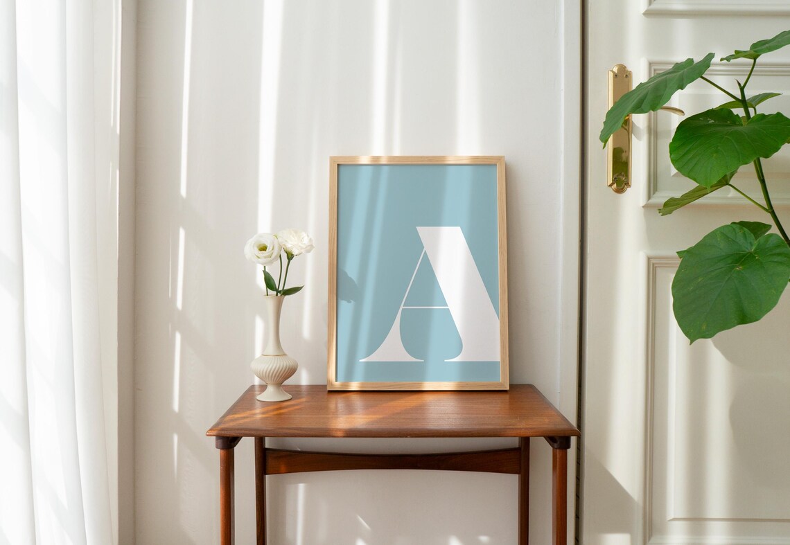 Letter A Poster, Alphabet Nursery Wall Decor - Image 4