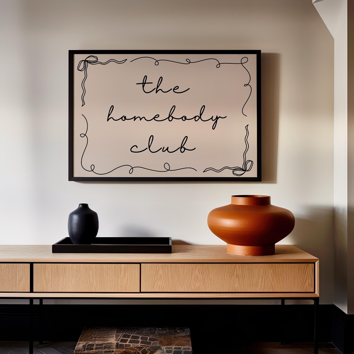The Homebody Club, Trendy Poster Print - Image 5