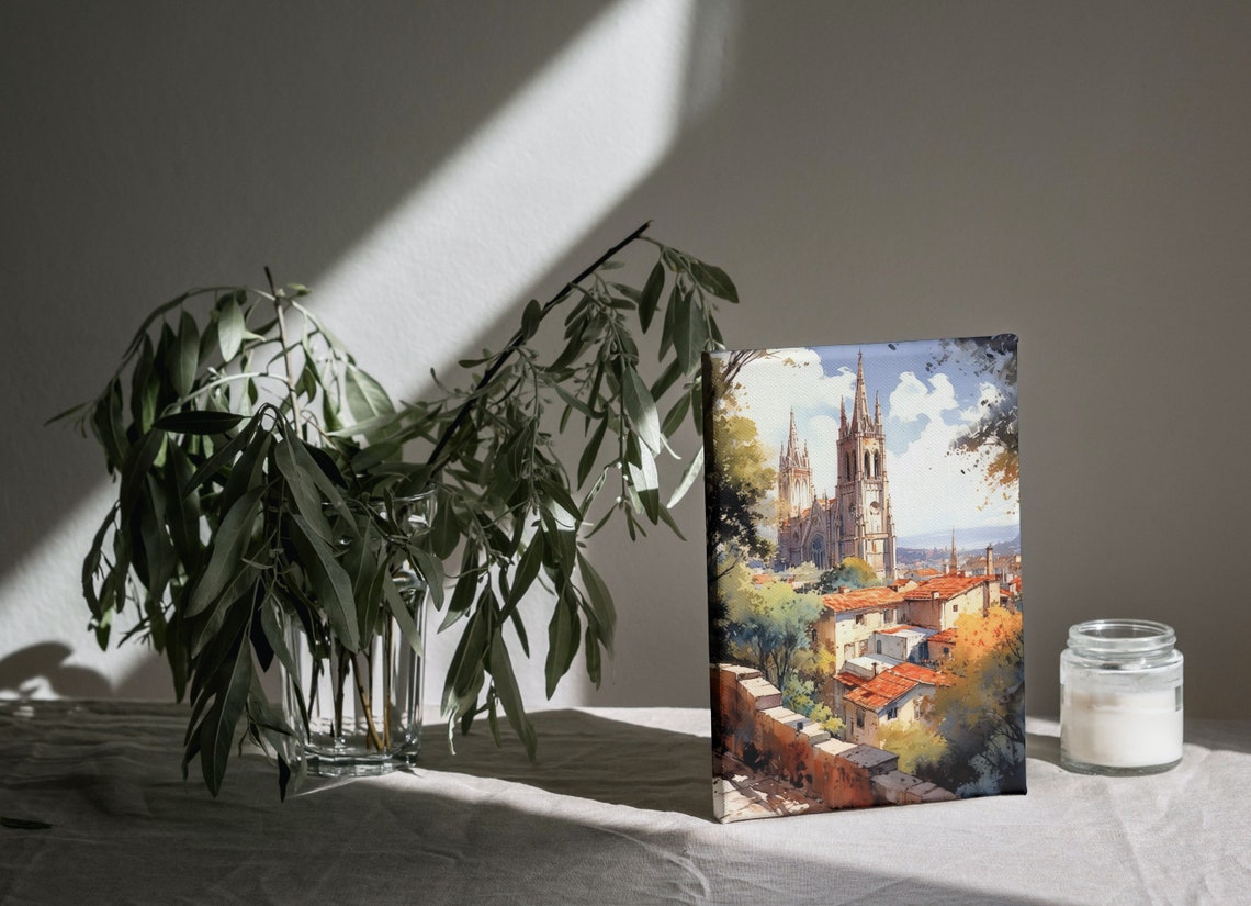 San Miguel De Allende Watercolor Art Print San Miguel De Allende Wall Art San Miguel De Allende Poster San Miguel De Allende Photo Mexic0 - Image 3