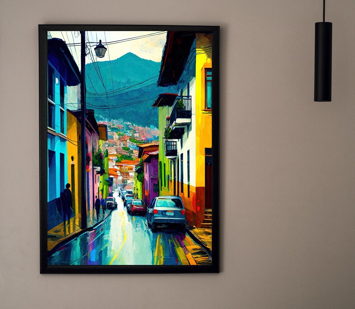 Bogota Colombia Travel Poster, Colombian Decor - Image 3