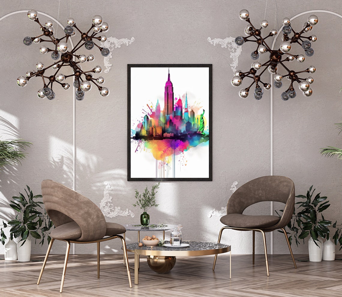 New York Art Print New York Art New York Travel Print New York Art Deco Poster New York Travel Print New York Wall Decor - Image 4