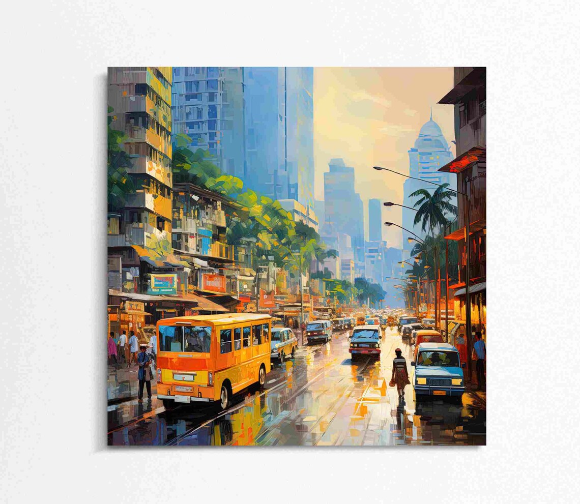 Mumbai Travel Poster, India Wall Art Print, Home Decor - Image 4