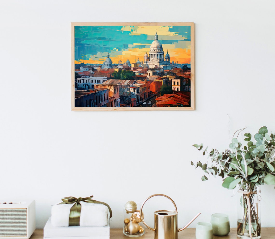 Kolkata City Skyline With Victoria Memorial at Sunset Poster - Image 5