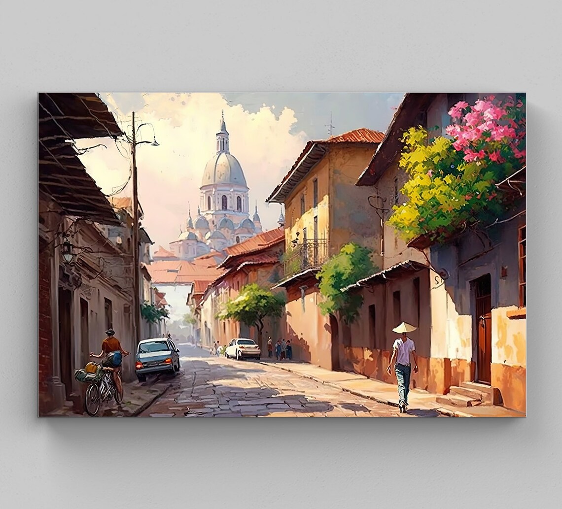 San Miguel, El Salvador Travel Poster, Wall Decor