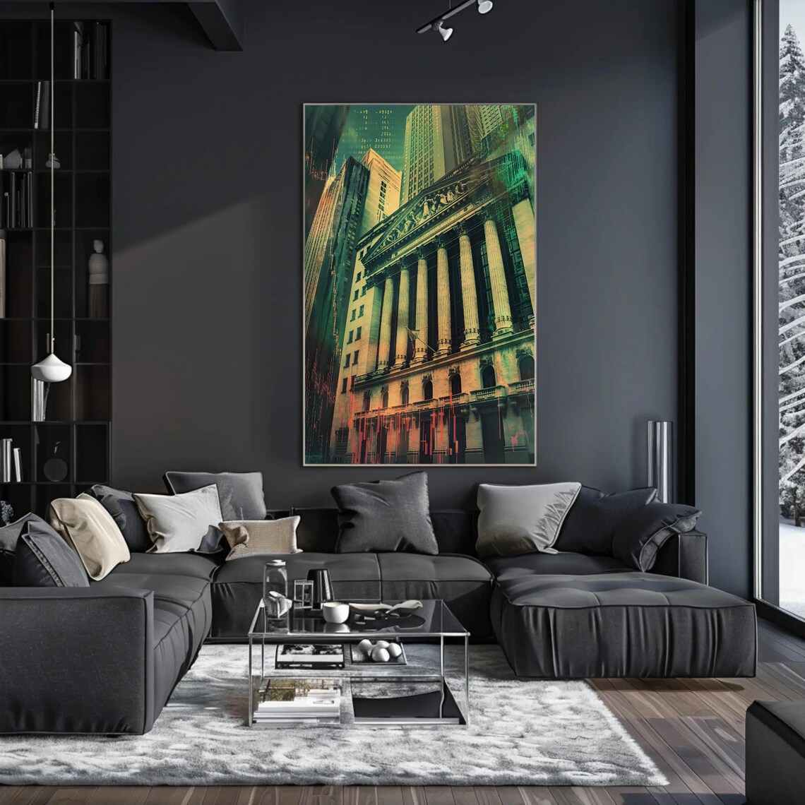 New York Stock Exchange, Wall Street Art Print - Image 2