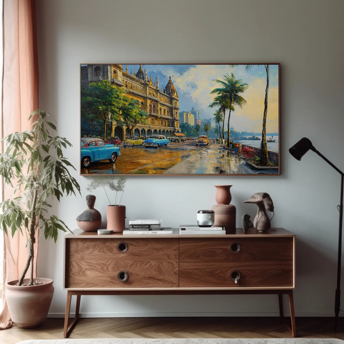 Mumbai Coastal Art Print, Indian Travel Poster - Image 5
