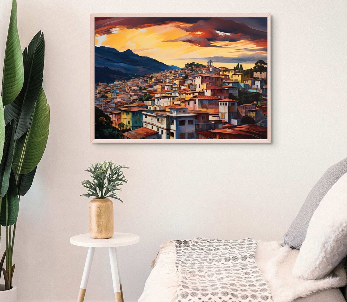 Quito Ecuador Travel Poster, Oil-Painting Style - Image 3