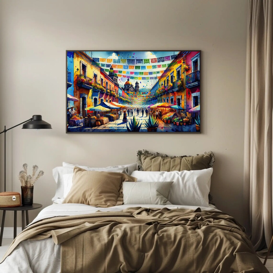 Essence Of Mexico, Mexican Street Painting Art Print - Image 3