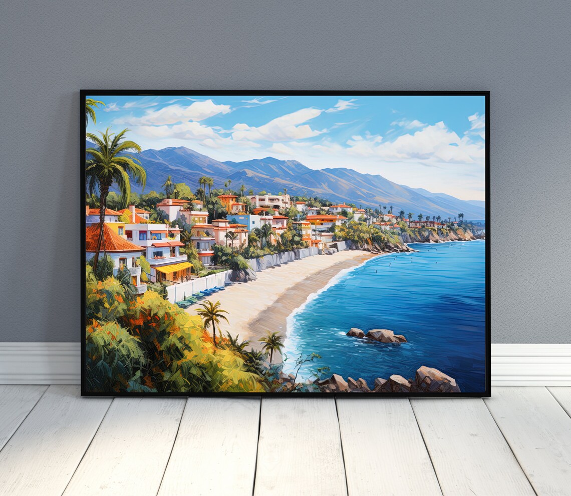 Puerto Vallarta Travel Poster, Mexico Art Print - Image 2