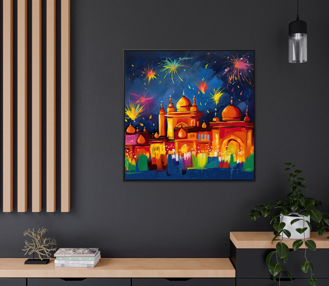 India Diwali Night Travel Poster - Image 2