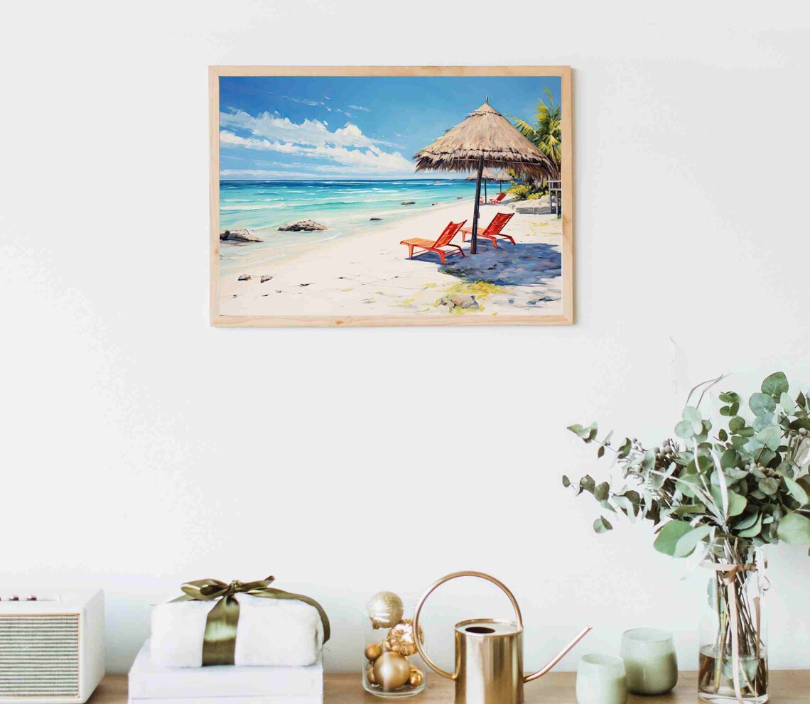 Isla Holbox Mexico Travel Poster, Wall Art Print - Image 5