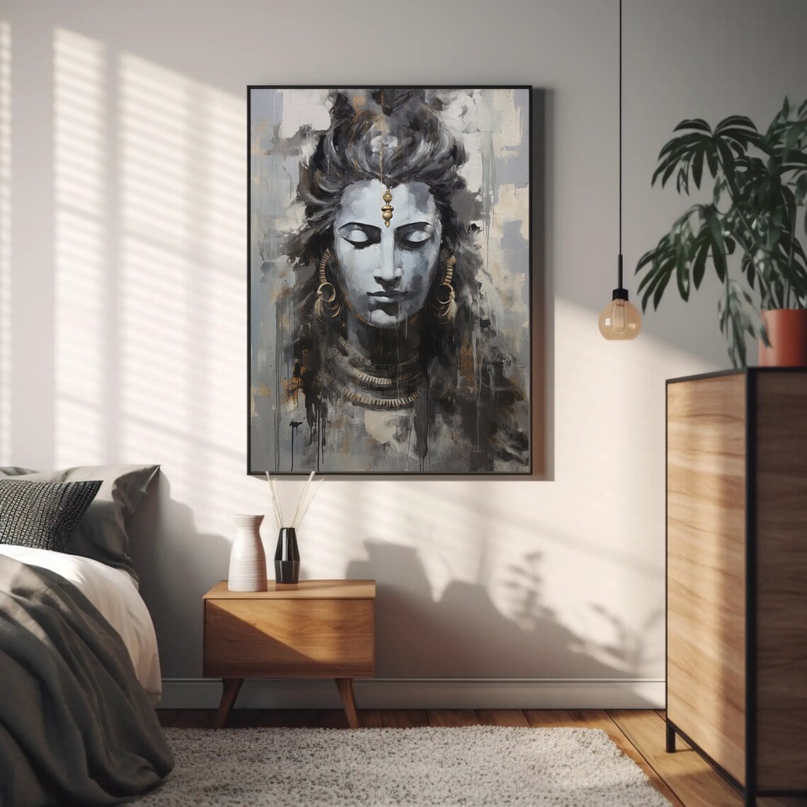 Shiva Hindu God Poster Print, Indian Wall Decor - Image 4