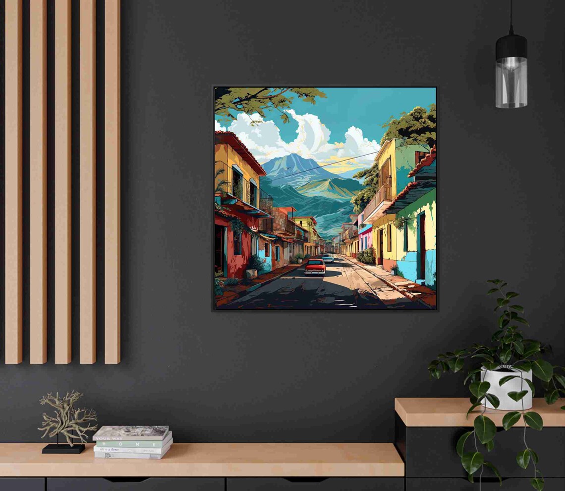 Venezuela Town Art Print, Venezuelan Home Decor - Image 2