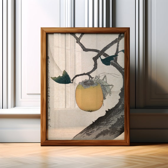 Japanese Style Minimalist Art Print, Boho Decor