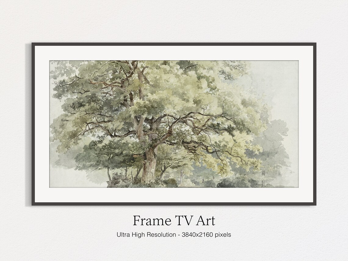 Classic Tree Watercolor Painting Art Print - Image 5
