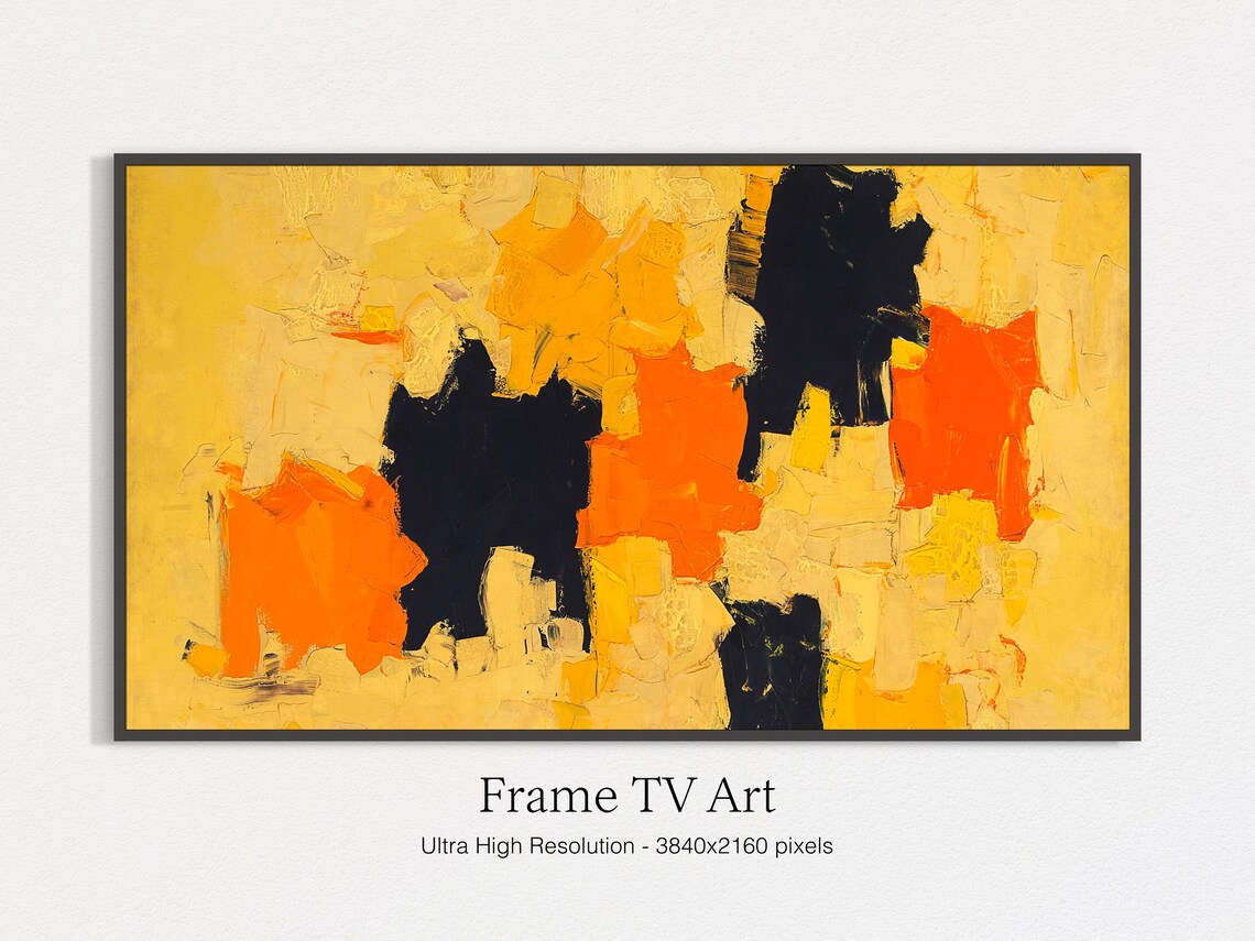 Modern Abstract Painting, Minimal Instant Art Print