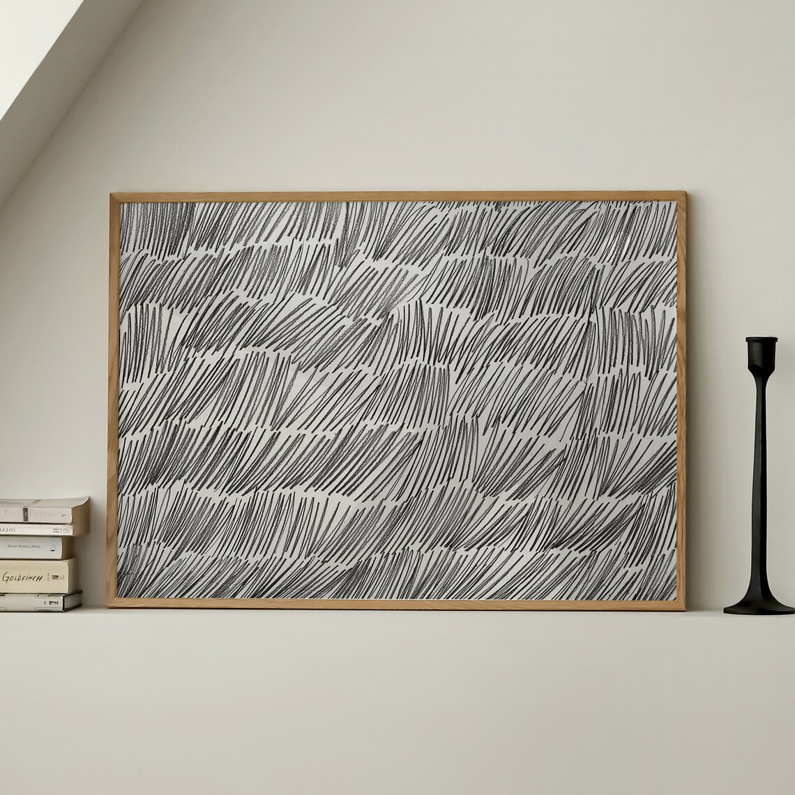 Minimal Modern Abstract Sketch Art Print - Image 4