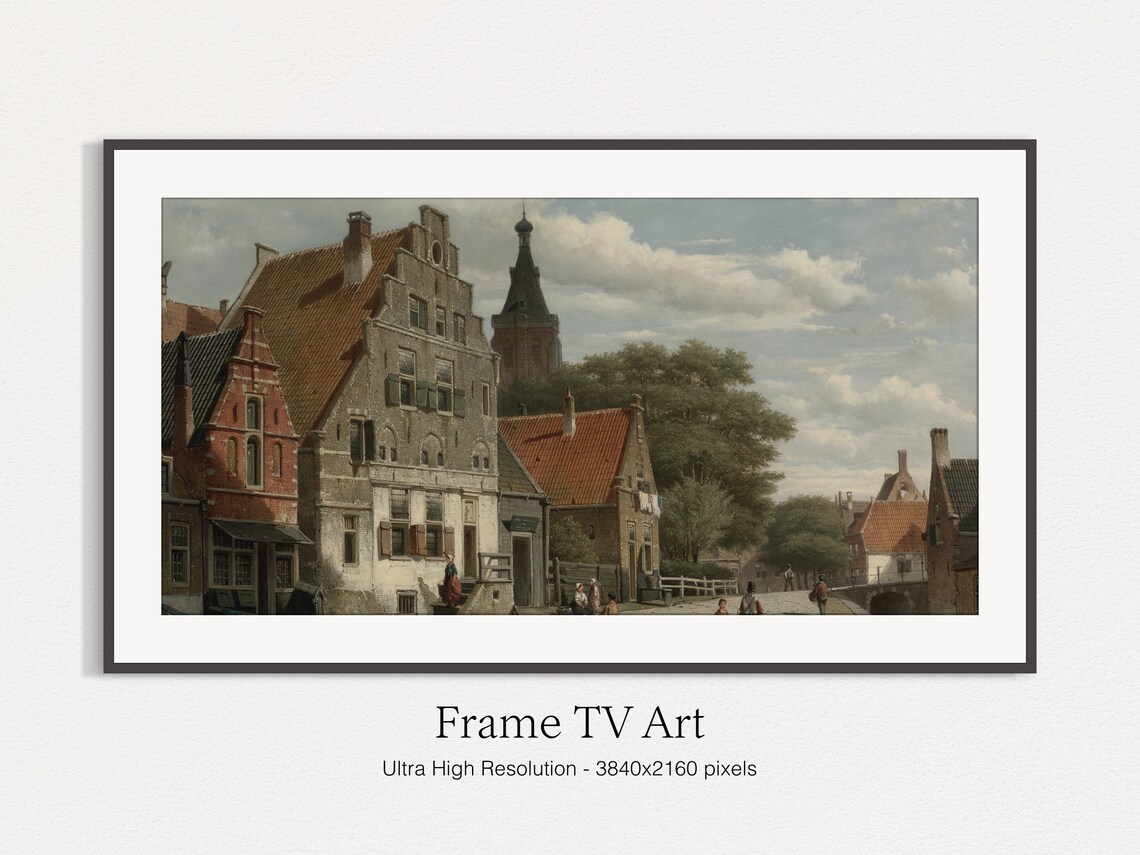 Vintage Cityscape Painting, Travel Poster - Image 5