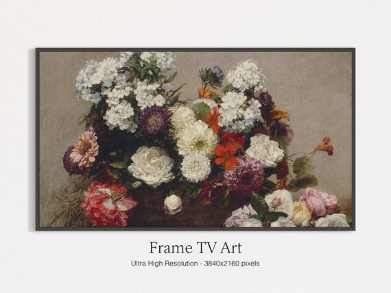 Frame TV Flower Painting Spring Art Print