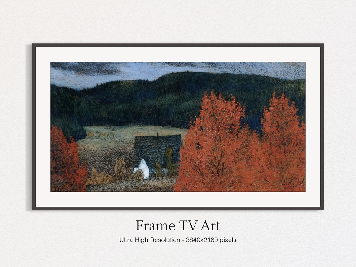 Autumn Landscape Painting, Classic Art - Image 5