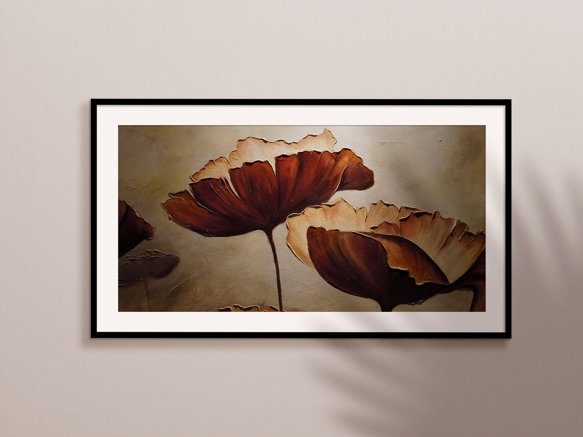Vintage Flower Still Life Botanical Painting Poster - Image 2