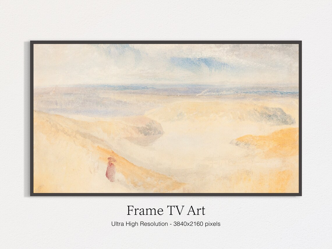 Abstract Yorkshire River Painting, Art Print