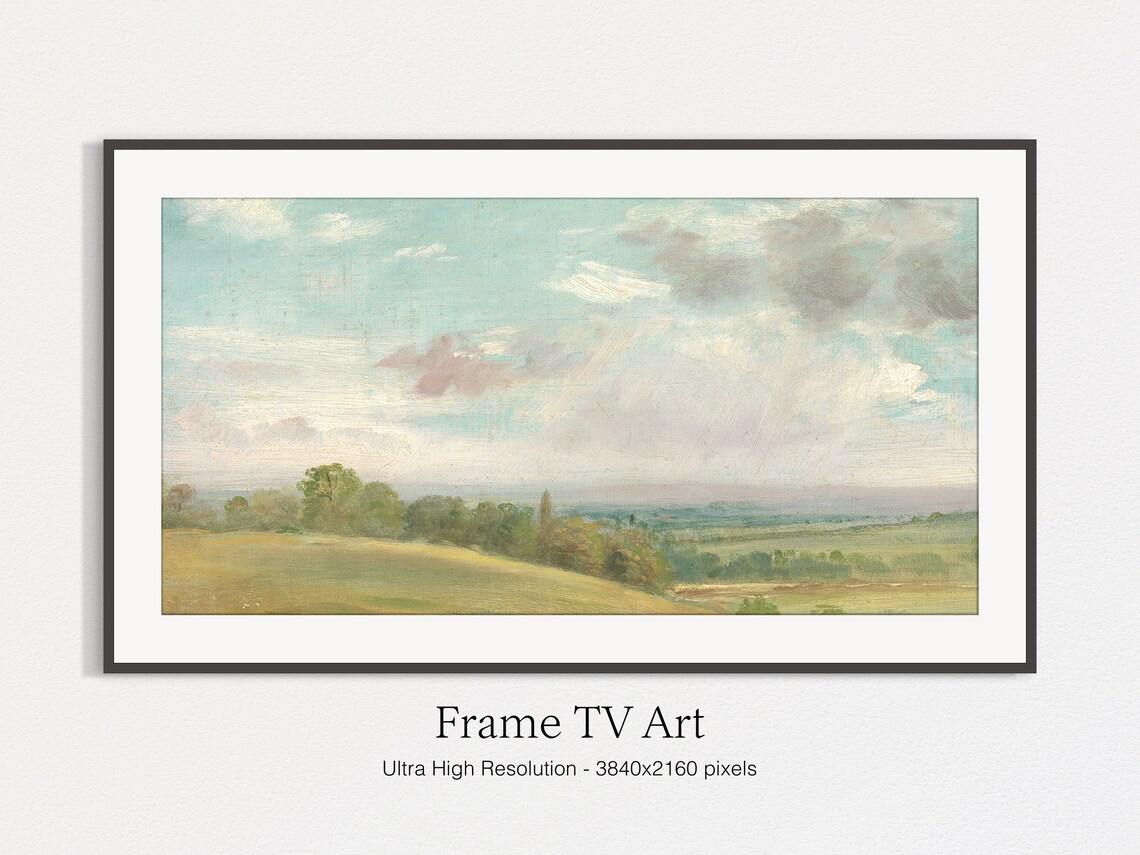 Vintage Landscape Painting Art Print, Classic Decor - Image 4