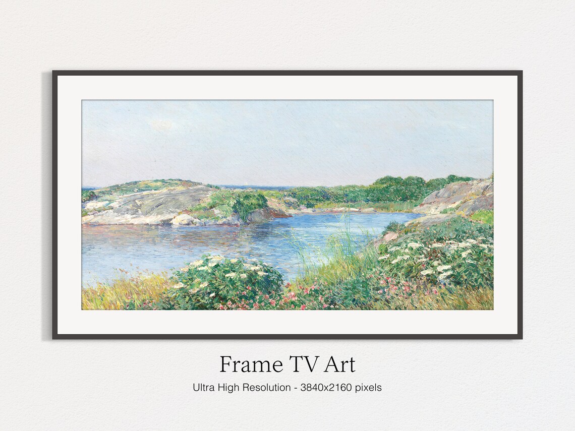 Summer Landscape Vintage Painting Art Print - Image 5