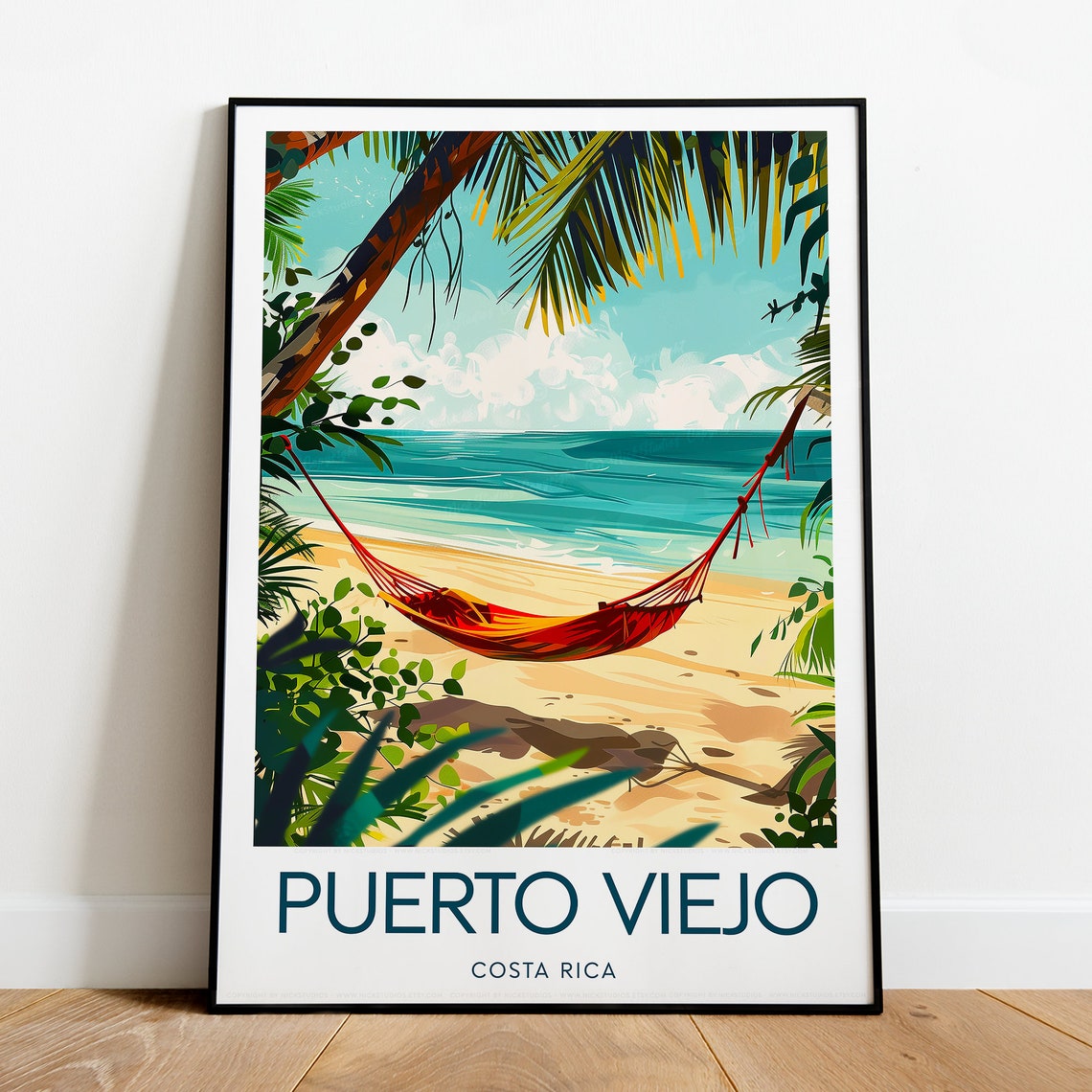 Puerto Viejo Travel Print Costa Rica Puerto Viejo Poster Puerto Viejo Art Wall Art Puerto Viejo De Talamanca Wall Art