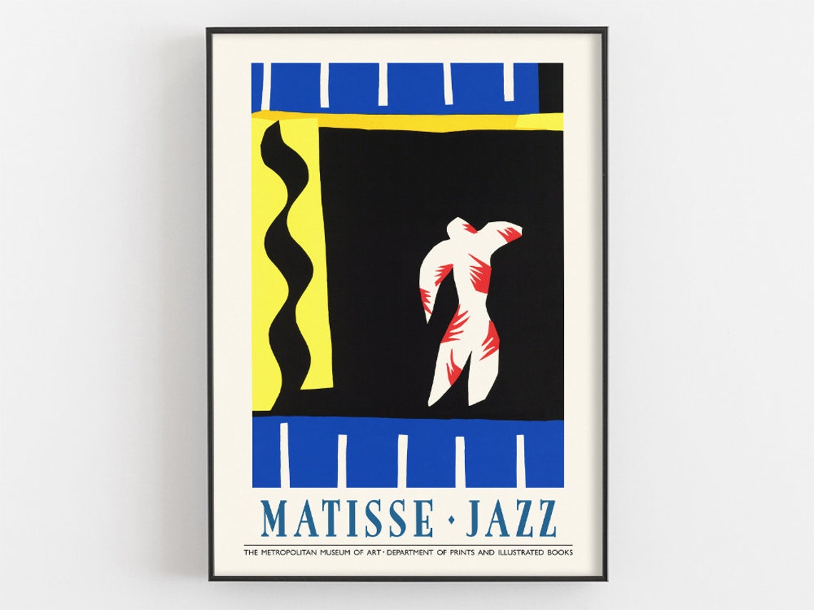 Henri Matisse Jazz Circus Dancer Cut Out Met Museum Exhibition Poster